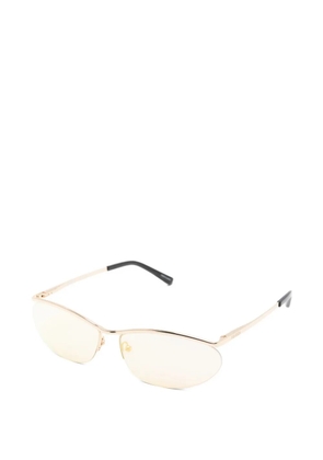 The Attico x Linda Farrow Charlotte sunglasses - Gold