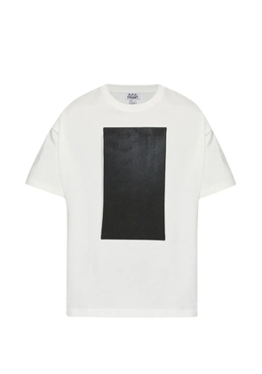 A.P.C. x FRGMT geometric-print T-shirt - White