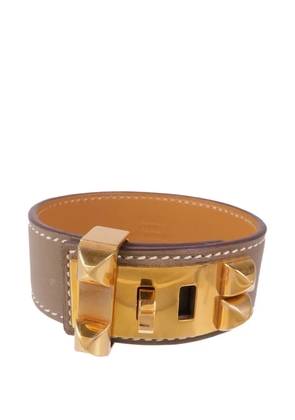 Hermès Pre-Owned 24 Collier De Chien bracelet - Grey