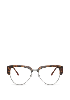 Diesel tortoiseshell-effect cat-eye glasses - Brown