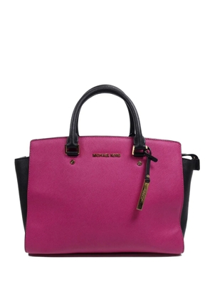 Michael Kors Vintage saffiano leather tote bag - Pink