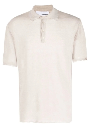 Costumein fine-knit polo shirt - Neutrals