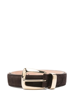 KHAITE Pre-Owned Benny suede belt - Brown