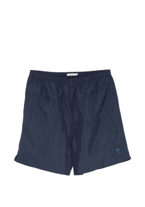AMI Paris Ami de Coeur elastic-waist swim shorts - Blue