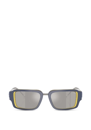 Diesel rectangle-frame sunglasses - Blue
