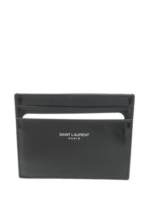 Saint Laurent Pre-Owned patent-leather cardholder - Black
