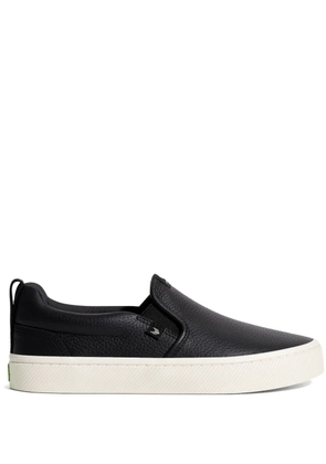 Cariuma leather slip-on sneakers - Black