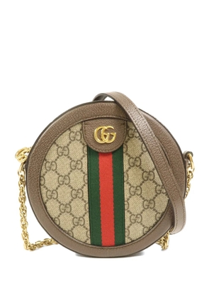 Gucci Pre-Owned Ophidia GG-logo mini bag - Brown