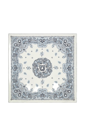 Ferragamo Arabesque-print silk scarf - White
