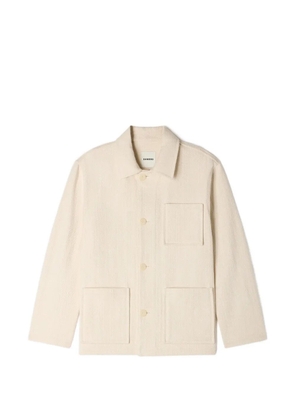 SANDRO cotton worker jacket - Neutrals