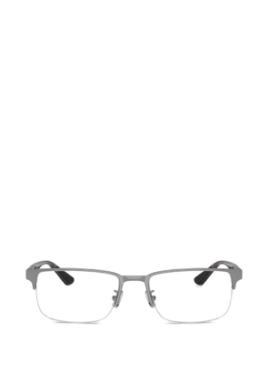 Coach tortoiseshell-effect rectangle-frame glasses - Grey