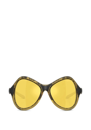Diesel cat-eye frame sunglasses - Yellow