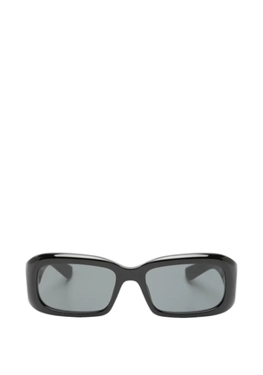 Saint Laurent Pre-Owned rectangle-frame sunglasses - Black