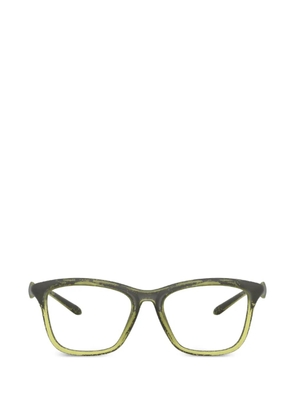 Diesel logo-plaque square-frame glasses - Green