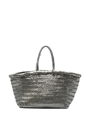 DRAGON DIFFUSION small Triple Jump tote bag - Silver
