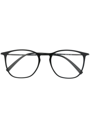 Giorgio Armani oversized square-frame glasses - Black