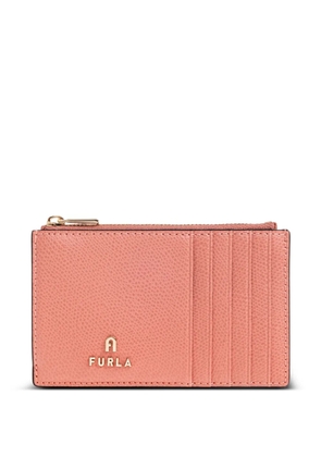 Furla Camelia leather card holder - Pink
