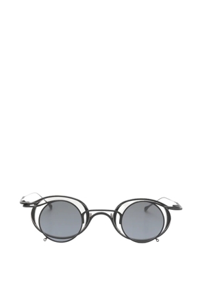 Rigards x Ziggy Chen round-frame clip-on glasses - Black