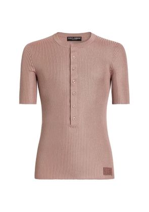 Dolce & Gabbana serafino silk pullover - Pink