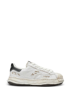 Maison MIHARA YASUHIRO Blakey OG Sole Ripped lace-up sneakers - White