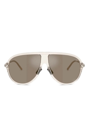 Moncler Eyewear transparent sunglasses - White