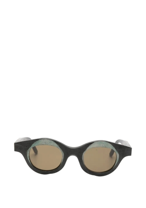 Rigards round-frame sunglasses - Black