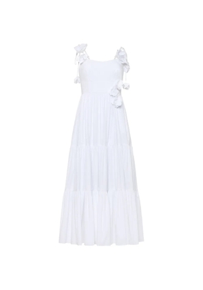 Cinq A Sept Kael floral-appliqué tiered dress - White