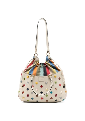 Fendi Pre-Owned 2000s B Fab studded tote bag - Neutrals