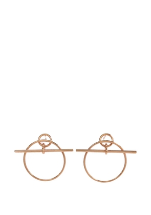 Hermès Pre-Owned round-shape loop earrings - Pink