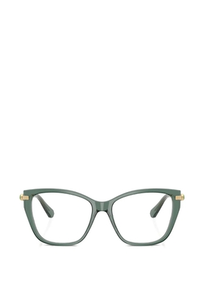 Swarovski square-frame glasses - Green