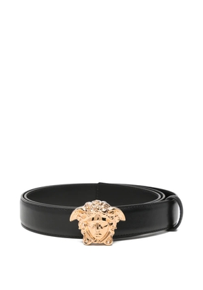 Versace Pre-Owned La Medusa leather belt - Black
