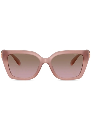 Coach Maxi Sculpted C square-frame sunglasses - Pink