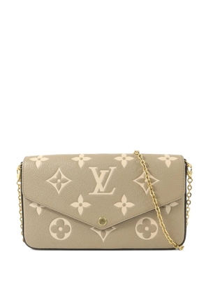 Louis Vuitton Pre-Owned Felicie Monogram-pattern clutch bag - Neutrals