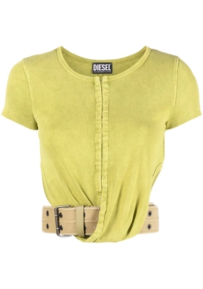 Diesel T-Holdhook belted top - Green