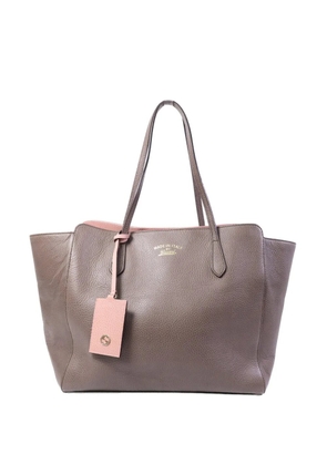 Gucci Pre-Owned pebbled-leather shoulder bag - Brown