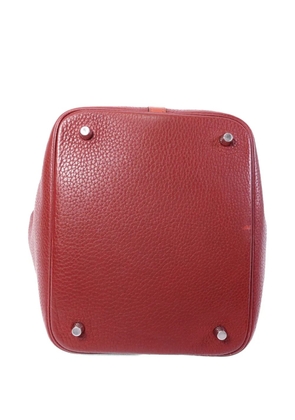 Hermès Pre-Owned MM Picotin leather tote bag - Red