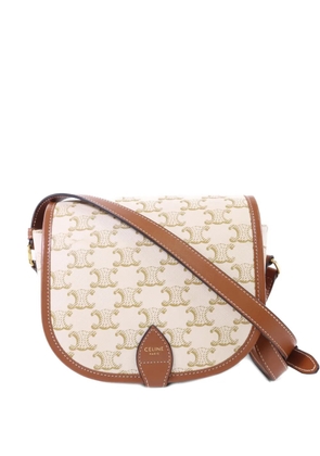 Celine Pre-Owned Folco Triomphe shoulder bag - Neutrals