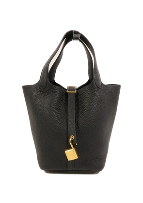 Hermès Pre-Owned PM Picotin calfskin handbag - Black