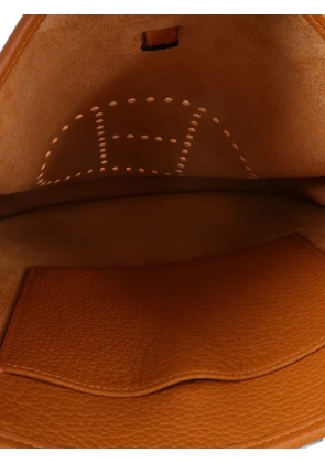 Hermès Pre-Owned PM Evelyne leather shoulder bag - Orange