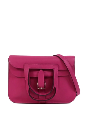 Hermès Pre-Owned Mini Halzan leather cross body bag - Pink