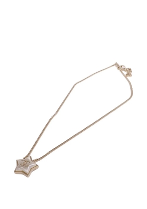 CHANEL Pre-Owned CC star-pendant necklace - Gold