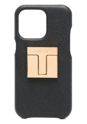 TOM FORD logo-plaque iPhone 8 Pro case - Black