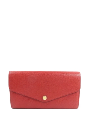 Louis Vuitton Pre-Owned Sarah Monogram Empreinte wallet - Red