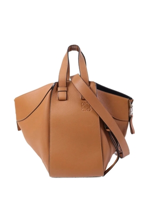 Loewe Pre-Owned Hammock leather tote bag - Neutrals