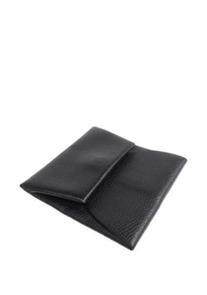 Hermès Pre-Owned 2024 Bastia leather coin purse - Black
