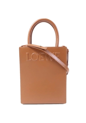 Loewe Pre-Owned Standard A5 leather tote bag - Brown