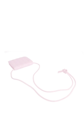Bottega Veneta Pre-Owned Intrecciato leather card case - Pink