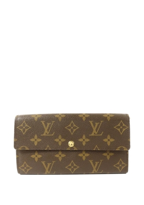 Louis Vuitton Pre-Owned Monogram Sarah long wallet - Brown
