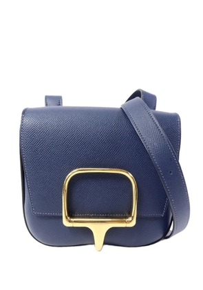 Hermès Pre-Owned mini Della Cavalleria leather shoulder bag - Blue