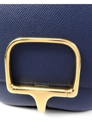 Hermès Pre-Owned mini Della Cavalleria leather shoulder bag - Blue